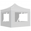 vidaXL Profesionálny skladací stan+steny, hliník 3x3 m, biely - Biela - 10550-152304