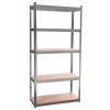 Kovový regál 180 x 90 x 40 cm 5 políc AGA MR4600-Grey - sivý