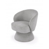 Halmar Čalúnené otočné kreslo VECNA sivé