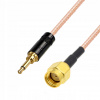 Pigtail JACK 3.5 zástrčka / SMA RP zástrčka RG316 20cm