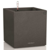 Kvetináč Lechuza Cube LS Color (Trend) All-in-One set slate (structure) 35x35x33