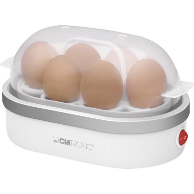 Clatronic EK3497 varič vajec s prepichovačom vajec, s odmerkou biela; 261686