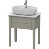 DURAVIT Luv stojaca skrinka pod umývadlo, pod dosku, 1 zásuvka, 638 x 450 x 743 mm, stone šedá matná lakovaná, LU956009292