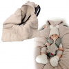 Oteplený fusák, deka s kapucňou do autosedačky | Deluxe Baby