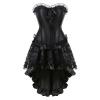Sexy korzet čierny a sukne - SENY9 Veľkosť: XXL