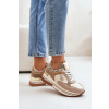 Dámska športová obuv YY-6B model 201042 Beige with gold - Step in style 39 béžovo-zlatá