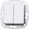 Kopp vestavný dvojitý vypínač Europa arktická bílá, matná 613513065 1 ks