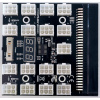 Adaptér PCI-E Breakout board 17 zásuviek PCI-E