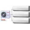 Klimatizácia Toshiba Suzumi Plus - Multisplit 3x4.5kW/7.5kW