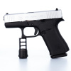 Pištoľ Glock 43X Silver Slide / kalibru 9×19 – Čierna