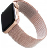 Fixed Nylon Strap Nylonový remienok na princípe suchého zipsu pre Apple Watch 42/44/45/49mm, ružovo - zlatý FIXNST-434-ROGD