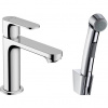 Hansgrohe Rebris S Umývadlová batéria s bidetovou sprchou, chróm 72215000
