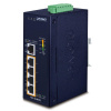 Planet switch IGS-504HPT, průmysl.verze 5xGbE, DIN, 4xPoE+, IP40, -40 až 75°C, 12-56V
