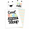 Herding Bavlnené obliečky 140x200 + 70x90 cm - Cool kids never sleep