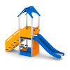 Playground System Detský domček z nerezu so šmykľavkou a pieskoviskom - 12013