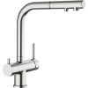 Kuchyňská baterie Blanco Fontas-S II PVD Steel 525199