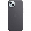 Kryt na mobil Apple iPhone 15 Plus z tkaniny FineWoven s MagSafe čierny MT423ZM/A