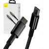 Baseus CATWJ-01 Type-C na Type-C 100W, 1m, černý