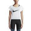 RUN FREE COOL SWOOSH SS - Dámsky bežecký top s krátkym rukávom Nike City Cool Swoosh je optimálnou voľbou pre beh v urbanizovanom prostredí. - 728766
