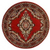 Alfa Carpets Kusový koberec Teherán T-102 red kruh 160 × 160 cm
