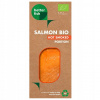 Losos atlantický údený za tepla, bio porcia (obálka) 100 g b salmon