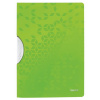 Obal s klipom plastovým Leitz WOW zelený