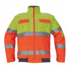 Cerva Clovelly Pilot 2 v 1 Pánska HI-VIS zimná bunda 03010071 žltá/oranžová 4XL