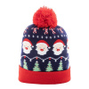 Vianočná LED čiapka - Santa , dark blue Farba: dark blue