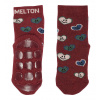 Dětské protiskluzové ponožky Move by Melton - Happy Hearts anti-slip Bordeaux