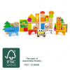 small foot Drevené zoo stavebné kocky 50 ks small foot Drevené zoo stavebné kocky 50 ks