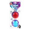 GiGwi Ball loptička M, 2ks/ karta, pískající