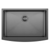 Sapho AMERICAN polozapustený nerezový drez 70x50cm, gun metal ZN7050B