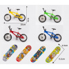Bicykel + skateboard (vel.10x7cm /9,2x2,5cm)