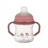 Canpol Babies nevylievací hrnček s mäkkým náustkom Bonjour ružový 150 ml