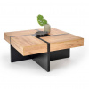 HALMAR Luxusný konferenčný stolík SEVILLA, dub craft/čierna