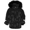 Dětská zimní parka Didriksons Bjärven Island print reflex speciální edice Velikost: 100