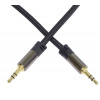 PREMIUMCORD kabel, stíněný, Jack 3.5mm - Jack 3.5mm M/M 1,5m kjqmm015t