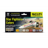 Sada akrylových farieb Vallejo Model Air Color - Star Fighters Colors 8x17ml