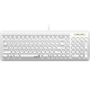 GENIUS klávesnice Slimstar Q200 White/ Drátová/ USB/ bílá/ retro design/ CZ+SK layout 31310020413