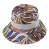 Fiebig - Headwear since 1903 Bucket hat - letný bavlnený béžový kytičkovaný klobúk - Fiebig 1903 Veľkosť: 59 cm (L)
