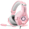 Herní sluchátka s 7.1 prostorovým zvukem a RGB (růžová) Nové
