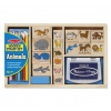 Melissa & Doug - Dřevěná razítka v krabičce Zvířátka