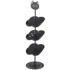 YAMAZAKI Stojan na detské topánky Cat 7964, na 4 páry, š.18 cm, kov/plast, čierny
