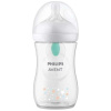 Philips Avent láhev Natural Response s ventilem AirFree medvěd bílá 260 ml