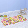 Koberec do detskej izby - Prehrávač pre zábavu, Candy mesto vzor, 170x200 (Koberec do detskej izby - Prehrávač pre zábavu, Candy mesto vzor, 170x200)