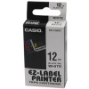 páska CASIO XR-12WE1 Black On White Tape EZ Label Printer (12mm)
