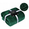 Prikrývka na posteľ - Admar Shop Microfibra 220 x 200 cm odtiene šedej, odtiene zelenej (Čierna prikrývka pre lôžko vyrobenú z mikrovlákna Plaid 200x220)