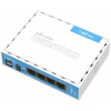 MikroTik, RouterBOARD RB941-2nD, hAP-Lite, 650Mhz CPU, 32MB RAM, 4xLAN, 2.4Ghz 802b/g/n, ROS L4, case, PSU