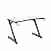 Herný stôl Huzaro Hero 2.5 White Carbon (Písací stôl Huzaro Hero 2.5 biely 120 cm x 60 cm)