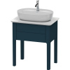 DURAVIT Luv stojaca skrinka pod umývadlo, pod dosku, 1 zásuvka, 638 x 450 x 743 mm, nočná modrá matná lakovaná, LU956009898